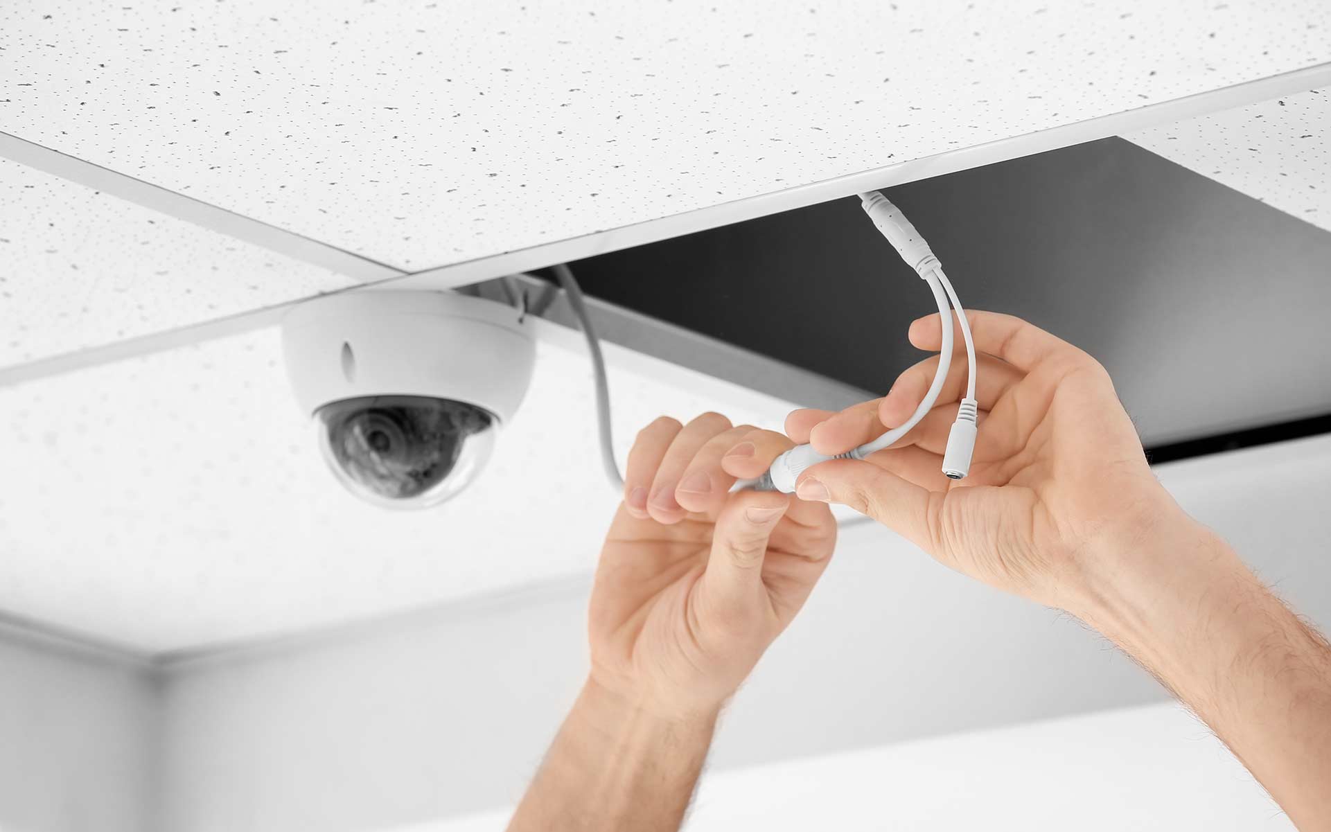 A2B Electrical's electricians can wire up CCTV cameras for properties in North London and the local area. 